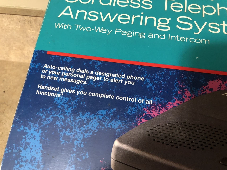 Radio Shack 25 通道无绳电话带应答机 43-738 全新 — 第 2/4 张图片