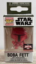 Funko Pop Pocket Keychain Star Wars Red Boba Fett Target Con 2022 Exclusive