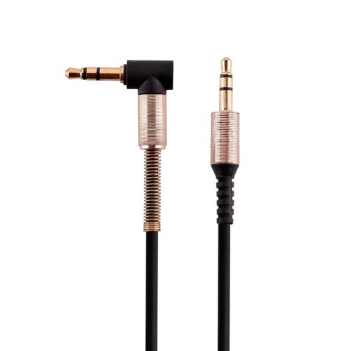 AUX Cable Cord L-Shaped 3.5mm Male to Male Right Angle Car Audio Headphone Jack - Picture 7 of 14