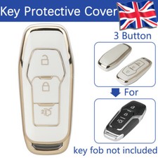 Smart Car Key Fob Case Cover for Ford Mustang Mondeo Edge S-Max Galaxy 2014-2018