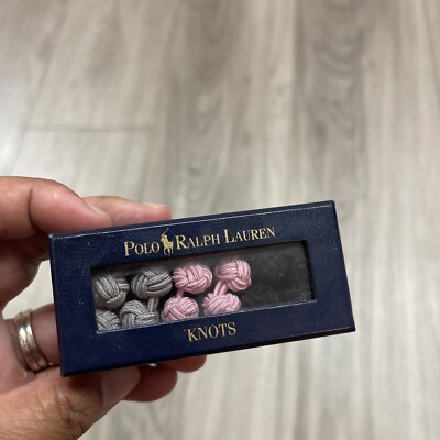 Polo Ralph Lauren Knot Cufflinks 5011708 CR'05 Multi Colored