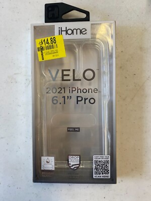 Silicone Case iPhone 13 Pro iHome 2IHPC1111W9W2 Velo Impact Clear Brand New