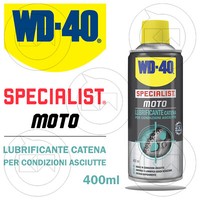 Grasso Spray Kette WD40 Wd-40 Specialist Moto Trockene Bedingungen O X Z Ringe