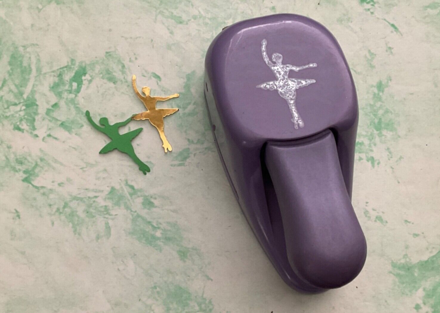 EK SUCCESS Paper Shapers Large Ballerina RARE Craft Card PUNCH - whale tail