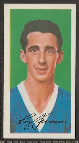 BARRATT-FAMOUS FOOTBALLERS-A12(1964)-#34- EVERTON - VERNON 