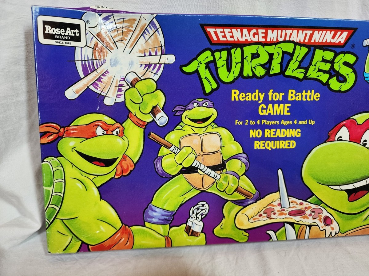 Vintage TMNT 90s Teenage Mutant Ninja Turtles Ready for Battle