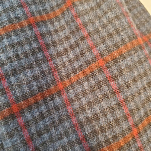 Alan Flusser Mens Blazer Sport Coat Blue Red Plaid Cotton 2 Button Lined SZ XL - Picture 11 of 17