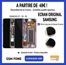 ECRAN OLED AVEC CHASSIS SAMSUNG S7 S8 S8 PLUS S9 S9 PLUS 100% ORIGINAL
