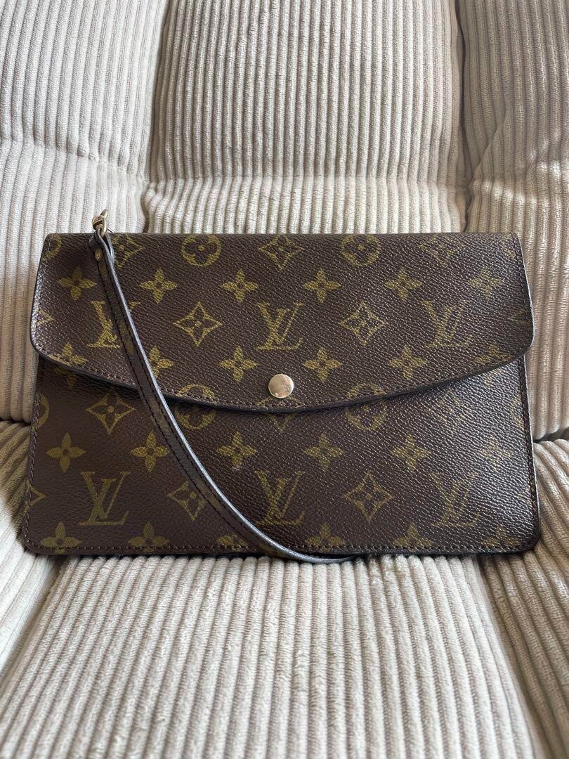 LOUIS VUITTONショルダーバッグ【ドゥーブルラバ】ルイヴィトン LOUIS VUITTON Douvre Lava Vintage Shoulder Bag Clutch Bag Monogram