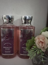 2 New PRISMATIC STARS   BATH  BODY WORKS BODY WASH SHOWER GEL
