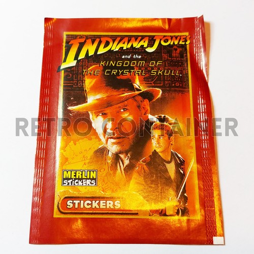 Stickers Merlin INDIANA JONES AND THE KINGDOM OF CRYSTAL SKULL 1x Sealed Booster