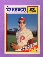 1988 Topps Revco League Leaders #10 Kent Tekulve Philadelphia Phillies