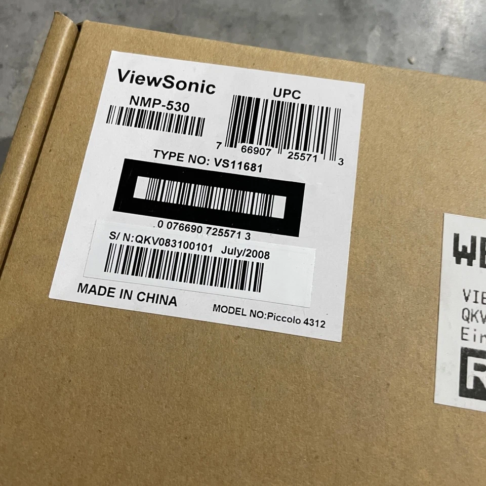 ViewSonic Network/USB Media Player NMP-530 Digital Signage HD TV Display Screen - Image 2 of 4