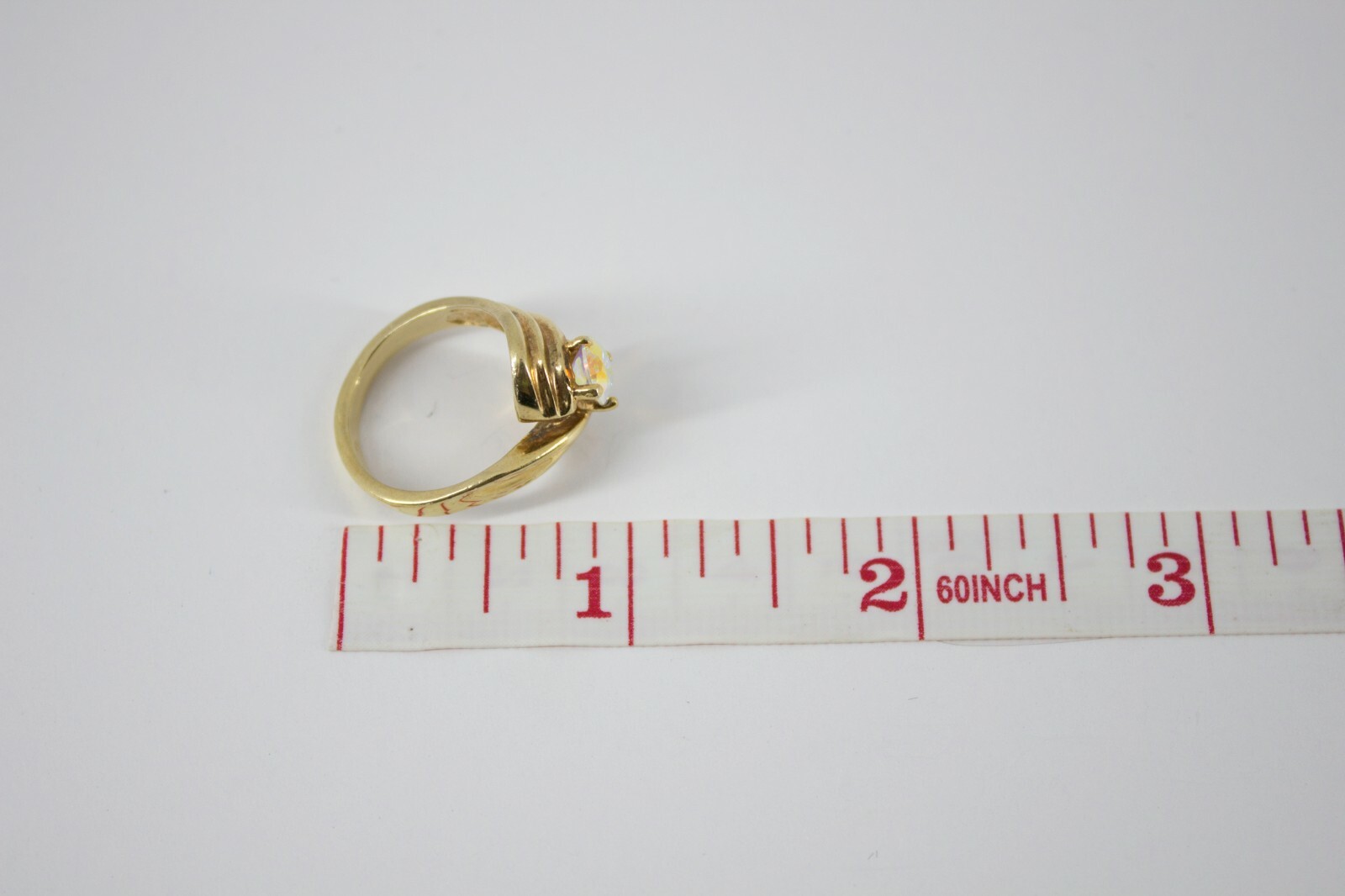 925 Sterling Silver Statement Ring with Iridescen… - image 8