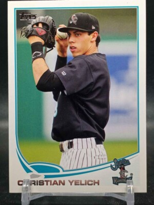 Christian Yelich 2013 Topps Pro Debut Rookie Jupiter Hammerheads