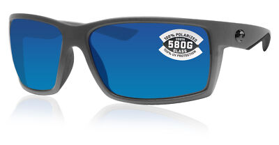 Costa del mar Reefton gray frame blue 580 polarized glass lens RFT98OBMGLP NEW