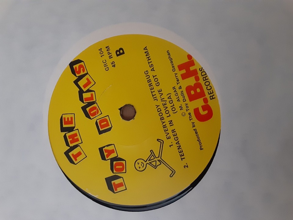 toy dolls original 7" asthma single. gbh records, rare punk eBay