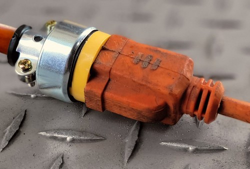 (2) Male & (2) Female Extension Cord Replacement Electrical Plugs 15AMP 125V End - Picture 8 of 8