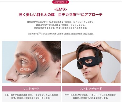 YA-MAN EPE-10BB Medi Lift Eye Skin Care Face Mask Massage