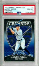 2018 Panini Chronicles Aaron Judge Crusade PSA 10
