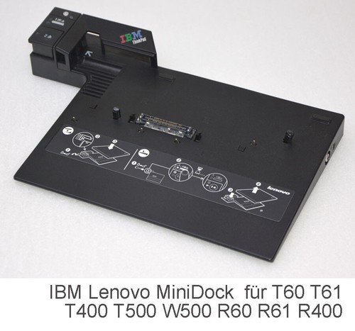 LENOVO PORTREPLICATOR TYPE 2504 IBM THINKPAD T60 T61 R61 T400 T500 42W4636 DOC10 - Bild 4 von 5