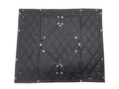 Premium Quilted Winter Front for Peterbilt 379 Regular Hood Arctic Shield Style