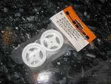 Vintage RC HPI Racing MX60 4 Spoke Wheel White 6 mm Offset (2) 1:10 Mini 3910