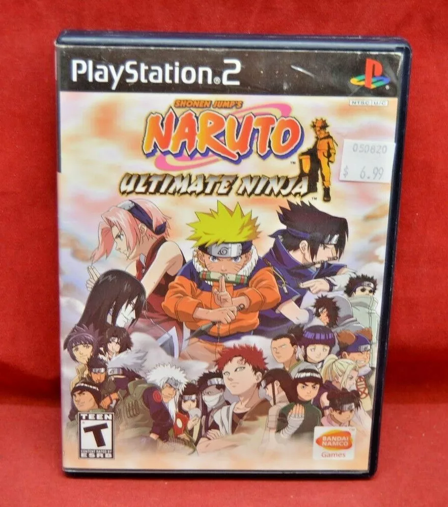 Kit 5 jogos naruto play 2 piaystation 2 ps2 *luta