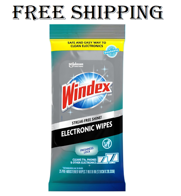 #ad Windex Electronics Cleaning Wipes Pre Moistened Screen Wipes for TVs Phones an $7.74