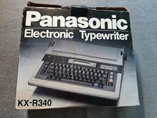Vintage Panasonic Electronic Typewriter R340 with Cord *not tested AS IS thumbnail