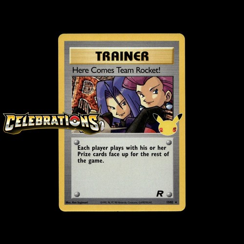 Lot de cartes Pokémon Célébrations 25ème Anniversaire ! Carte Holo Full Art Charizard comme neuve - Photo 31 sur 62