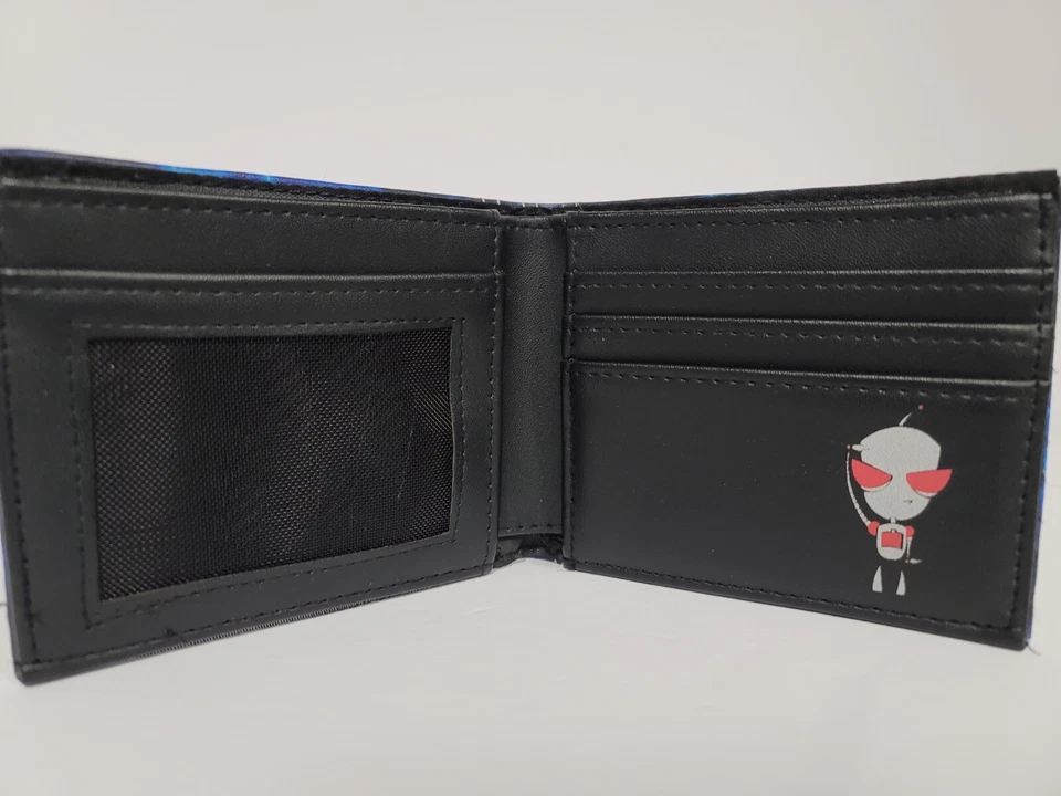 CARTERA PLEGABLE NICKELODEON INVADER ZIM BILLETERA NIÑA Y ZIM "Te destruiré" Foto 4 de 4