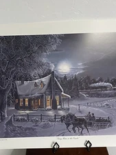 Jim Taylor - Stegeman Gallery Print " Going Home in the Ozarks'' Winter Scene