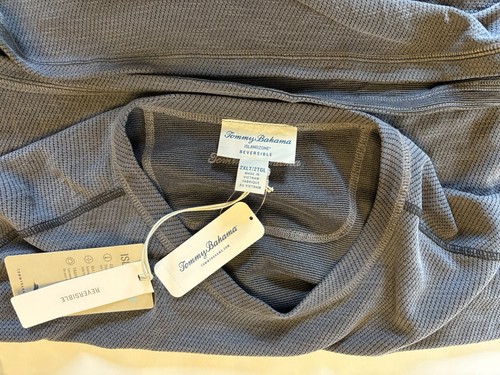 Tommy Bahama Sz 2XLT Flip Sky Tee Revsble Gray Island Zone Short Sleeve Quickdry - Picture 8 of 18