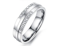 5mm Titanium Cz Silver Colour Wedding Engagement Ring Band L Size Q A15 5mm Titanium Cz Silver Colour Wedding Engagement Ring Band L Size Q A15