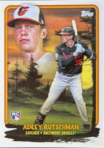 2023 Topps x Bob Ross: The Joy of Baseball Adley Rutschman #BT-1 Budding Talents