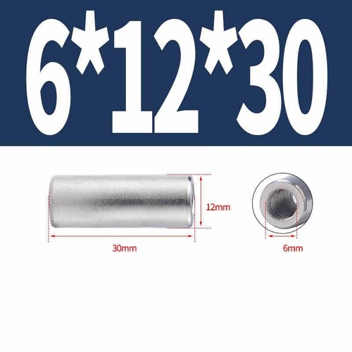 Round Studding Connector Nuts A2 Stainless Steel All Thread Rod Bar M2 M2.5-M6 - Picture 79 of 84