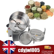 Electric Grain Grinder Mill Powder Machine Herb Cereal 2800W Stainless Steel UK