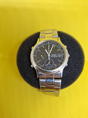 SEIKO VINTAGE QUARTZ CHRONOGRAPH JAPAN - Foto 2 di 8