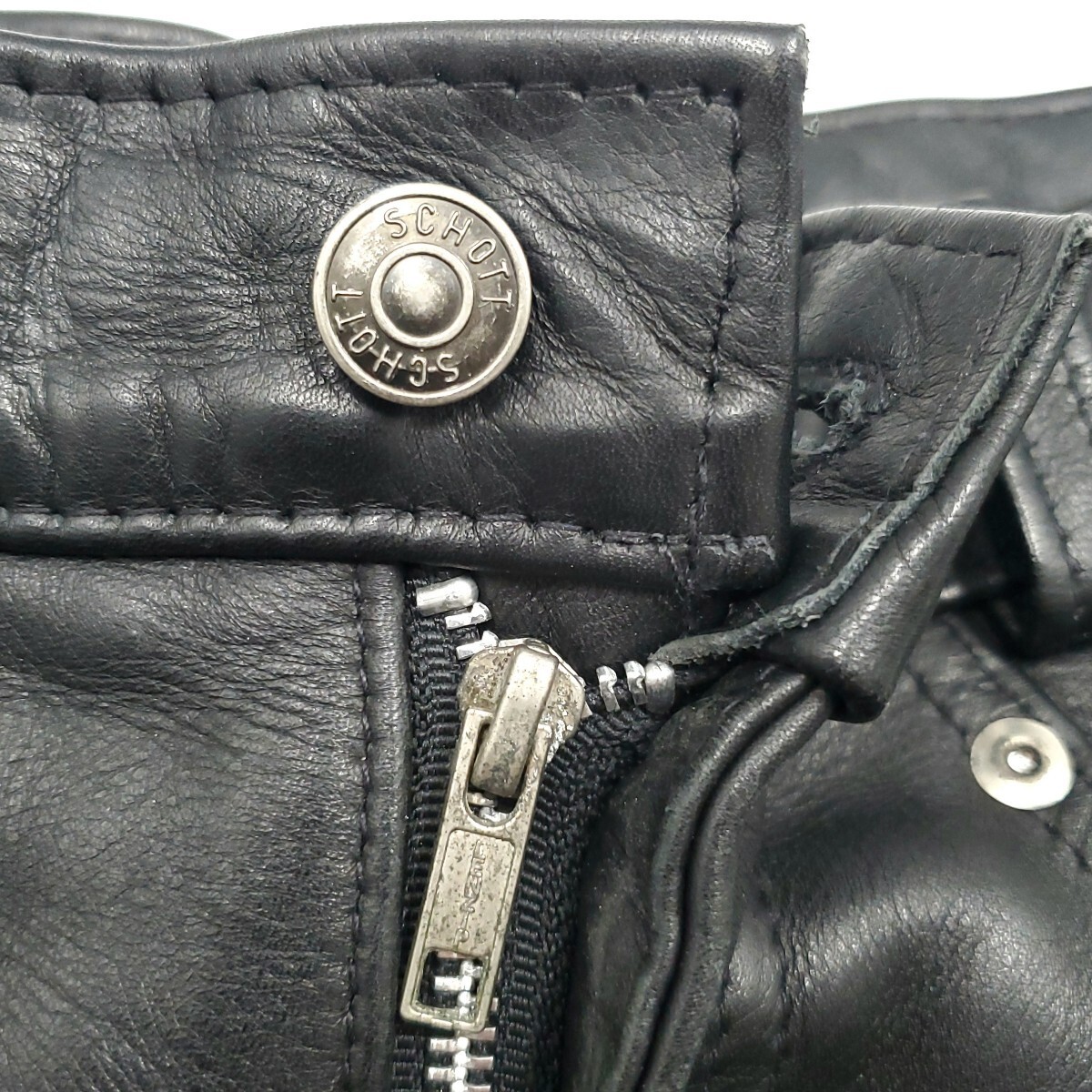 レザーパンツ　牛革　w32　Schott Harley-Davidson レザーパンツ 牛革 w32 Schott Harley-Davidson - メルカリ