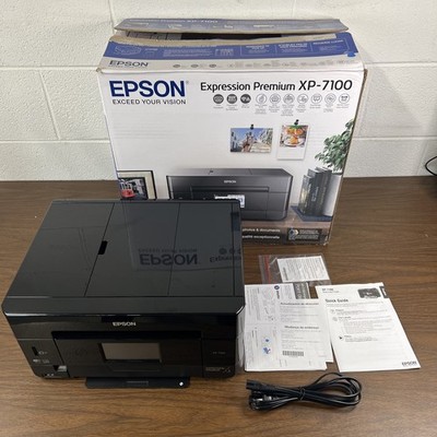 Epson Expression Premium XP-7100 Wireless Color Photo Printer W/ Box - Unused?