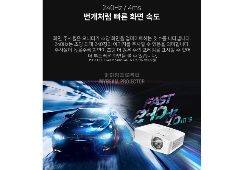 Optoma GT2160HDR Plus 4K UHD Short Throw Cinema Gaming Projector 4000 Lumens HDR - Image 4 of 4