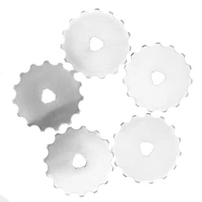Watris Veiyi 45mm Rotary Cutter Blades, 5PCS Perforating Rotary Replacement B...