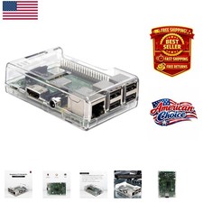 Elegant Transparent Case for Raspberry Pi 3 Model B   All Ports Access, Wall...