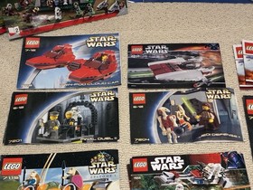 LEGO Star Wars Instruction Manual Lot 50+ Sets 8038 8096 7669 7256 + MORE