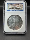 2001 Silver Eagle Silver Dollar MS 69 NGC God Bless America