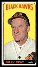 1964-65 Topps Billy Reay #38 EX-MT Chicago Blackhawks
