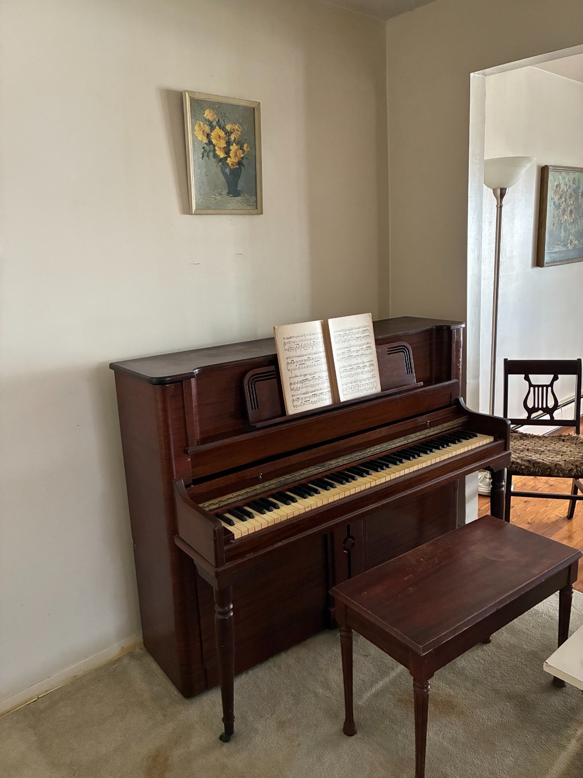 Ivers & Pond ~ Upright Piano ~ Circa 1937 Refurbished in 1993