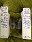 2 tubes matched philips ecc82 dimpled disc … tested: see photos for values..: