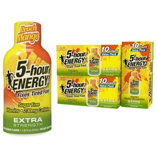 5-hour ENERGY Extra Strength Energy Shot, Peach Mango Flavor, Zero Calories... 